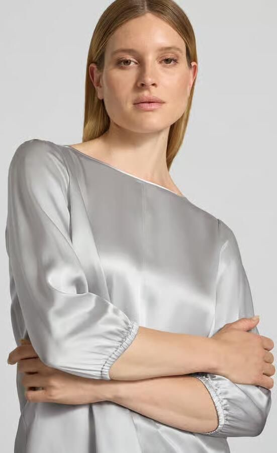 Marc Cain Shirtblouse van zijde met 3 4-mouw