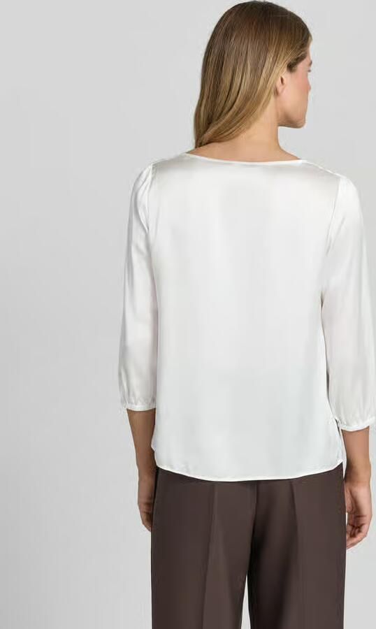 Marc Cain Shirtblouse van zijde met 3 4-mouw - Foto 2