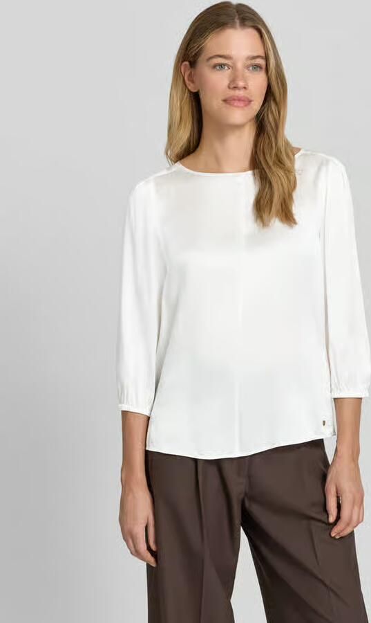 Marc Cain Shirtblouse van zijde met 3 4-mouw - Foto 3