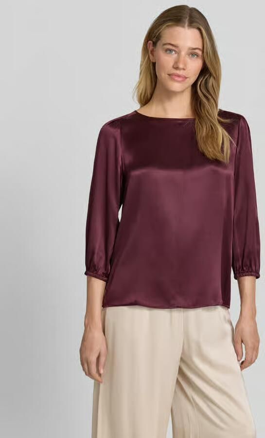 Marc Cain Shirtblouse van zijde met 3 4-mouw - Foto 2
