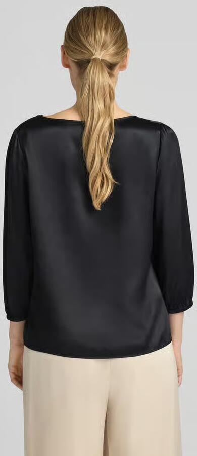Marc Cain Shirtblouse van zijde met 3 4-mouw - Foto 3