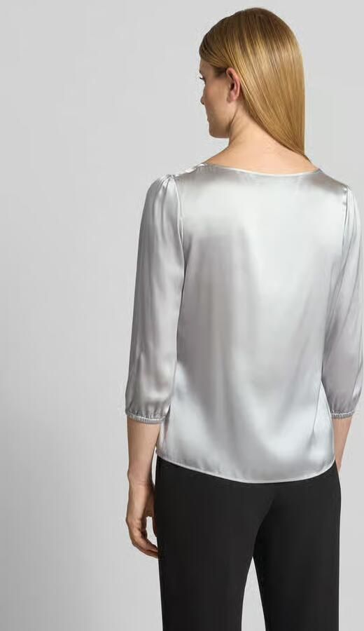 Marc Cain Shirtblouse van zijde met 3 4-mouw - Foto 3