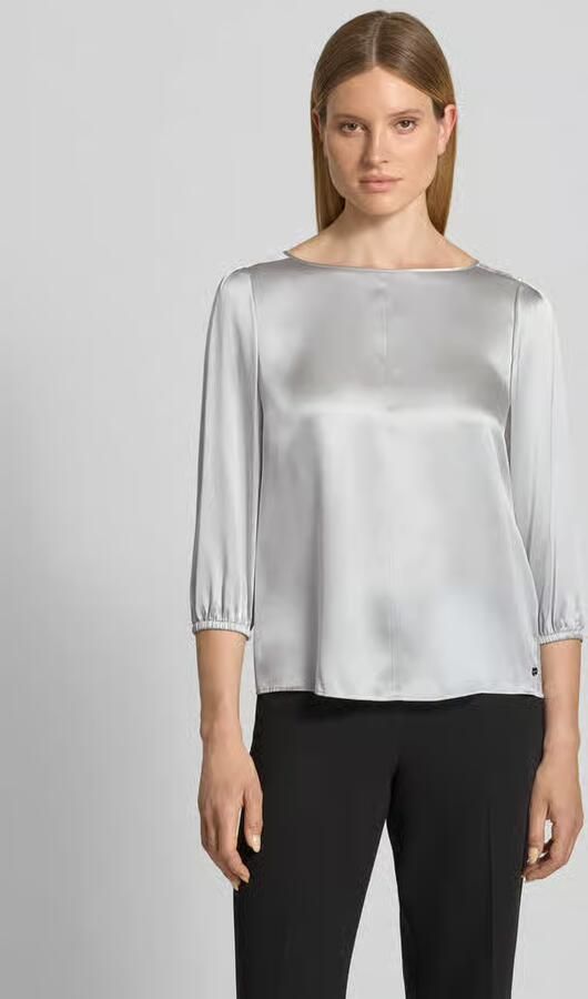 Marc Cain Shirtblouse van zijde met 3 4-mouw - Foto 2