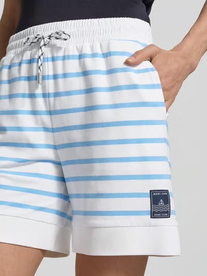 Marc Cain Short met labeldetail en tunnelkoord