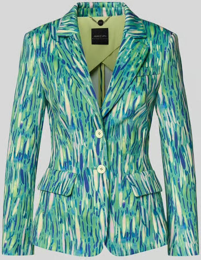 Marc Cain Slim fit blazer in all-over look