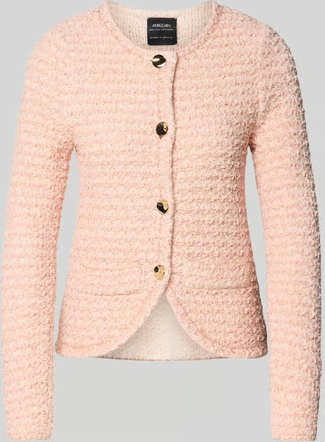 Marc Cain Slim fit blazer in gebreide look