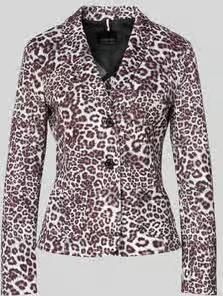 Marc Cain Slim fit blazer met all-over dierenprint - Foto 3
