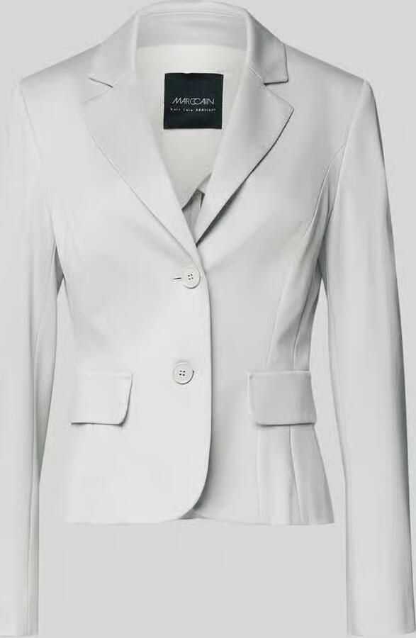 Marc Cain slim fit blazer met klepzakken - Foto 2