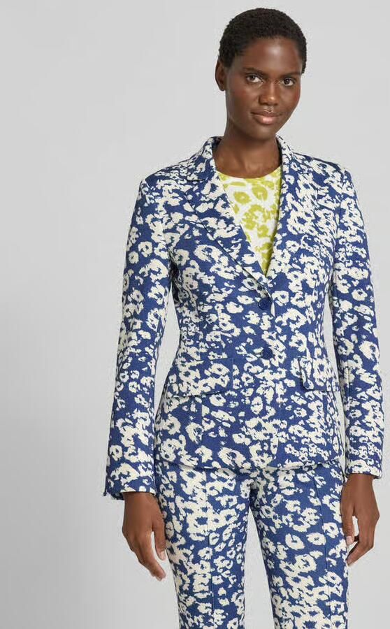 Marc Cain slim fit blazer met klepzakken - Foto 2