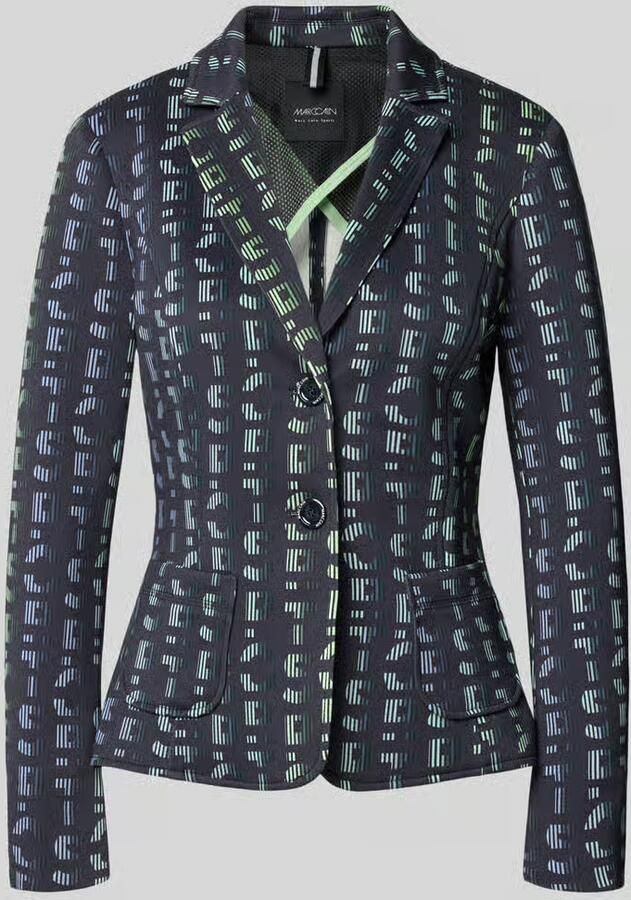 Marc Cain Slim fit blazer met logodetail - Foto 2