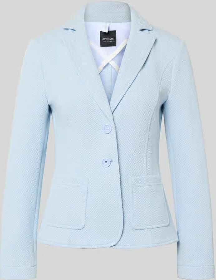 Marc Cain Slim fit blazer met reverskraag