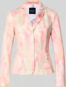 Marc Cain slim fit blazer met reverskraag