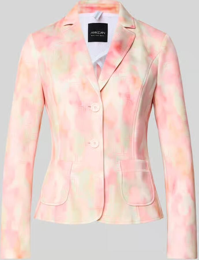 Marc Cain slim fit blazer met reverskraag - Foto 2