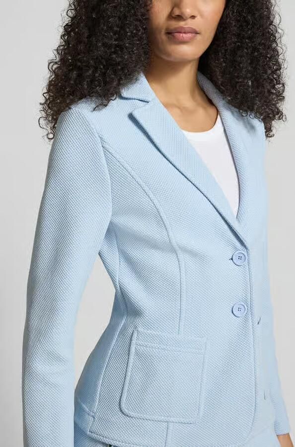 Marc Cain Slim fit blazer met reverskraag - Foto 2