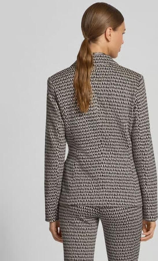 Marc Cain Slim fit blazer met reverskraag