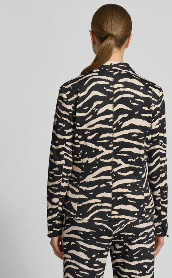 Marc Cain slim fit blazer met reverskraag - Foto 2