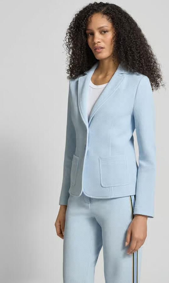 Marc Cain Slim fit blazer met reverskraag - Foto 3