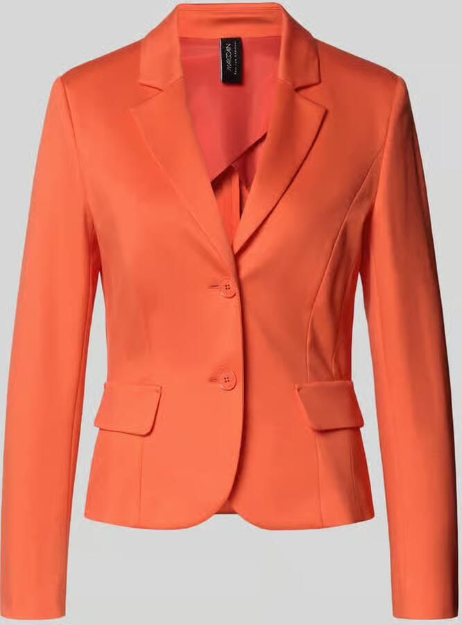 Marc Cain slim fit blazer van viscosemix - Foto 2