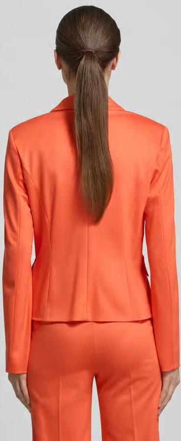 Marc Cain slim fit blazer van viscosemix