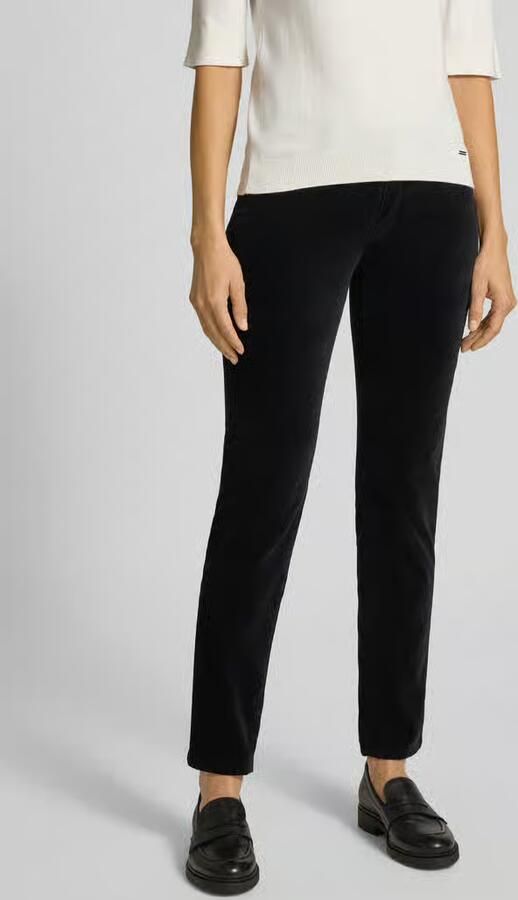 Marc Cain Slim fit broek in 5-pocketmodel - Foto 3