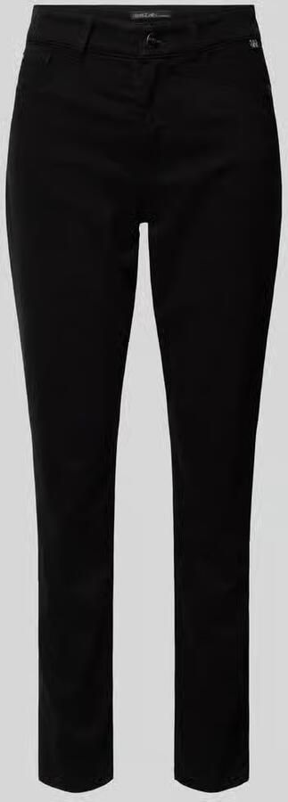 Marc Cain Slim fit broek met labelapplicatie - Foto 2