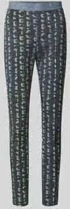 Marc Cain Slim fit broek met logodetail
