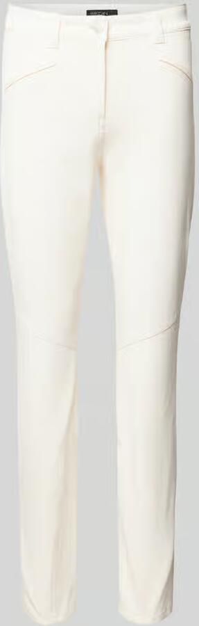 Marc Cain Slim fit broek met siernaden - Foto 2