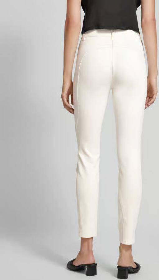 Marc Cain Slim fit broek met siernaden - Foto 3