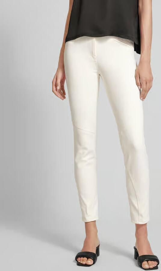 Marc Cain Slim fit broek met siernaden - Foto 2