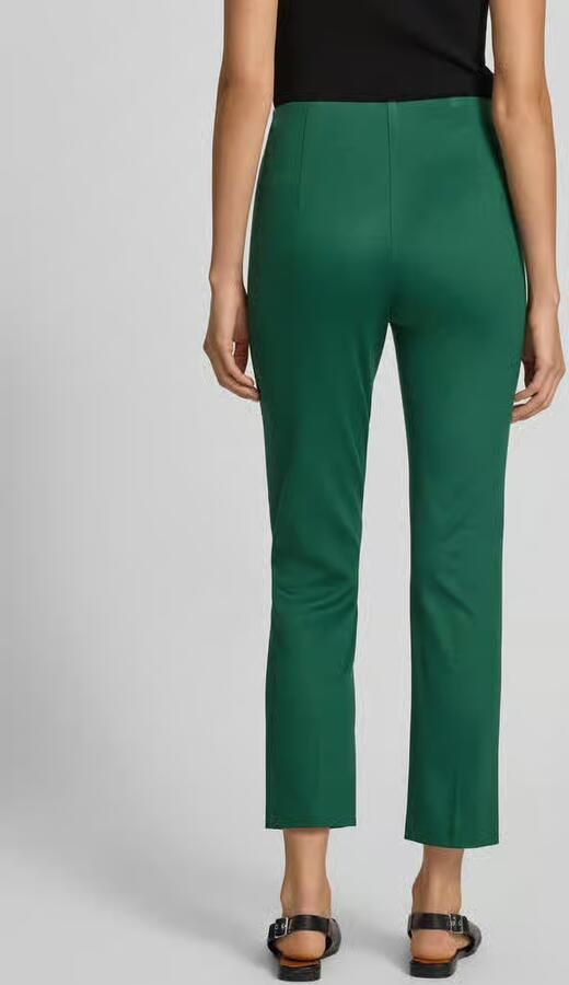 Marc Cain Slim fit broek van viscosemix