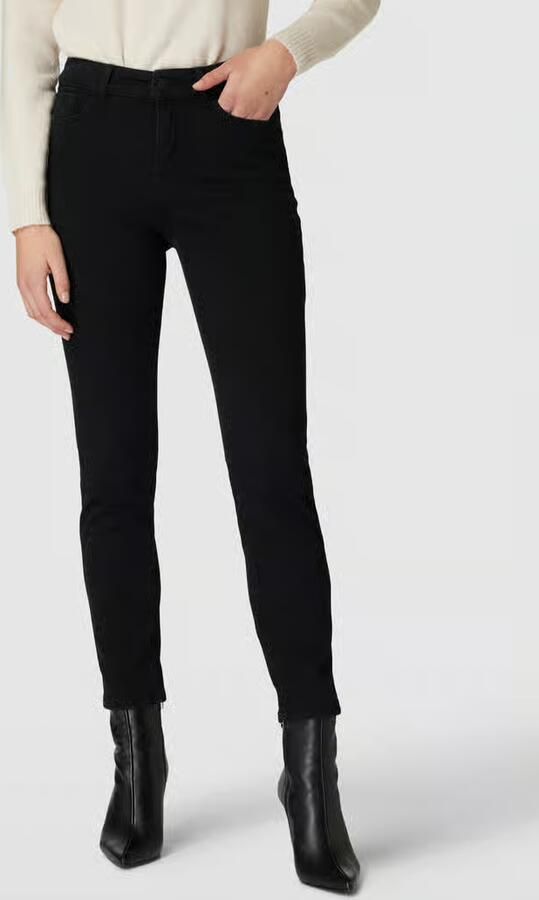 Marc Cain Slim fit jeans met labeldetail - Foto 2