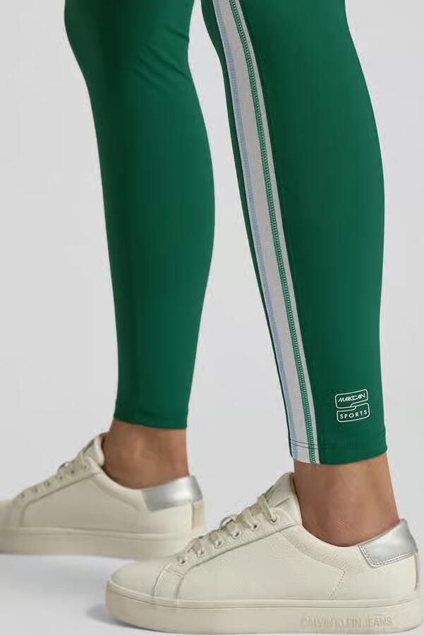 Marc Cain slim fit leggings met elastische band - Foto 2