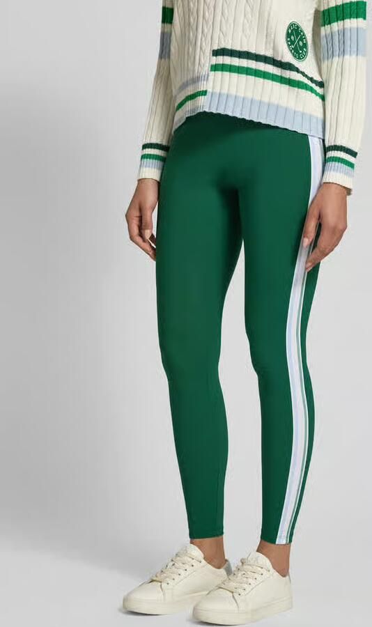 Marc Cain slim fit leggings met elastische band - Foto 4