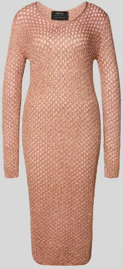 Marc Cain Slim fit midi-jurk met wol