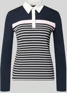 Marc Cain Slim Fit poloshirt van katoenmix