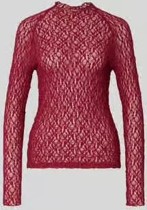 Marc Cain Slim Fit longsleeve in semitransparant design