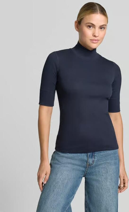 Marc Cain Slim fit shirt met lange mouwen van katoenmix - Foto 2