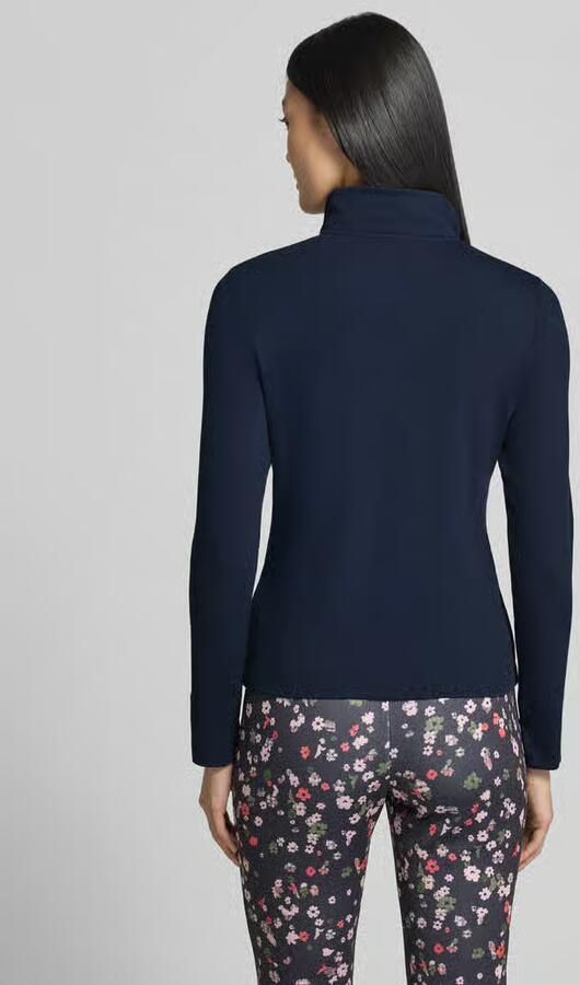 Marc Cain Slim fit shirt met lange mouwen van katoenmix - Foto 3
