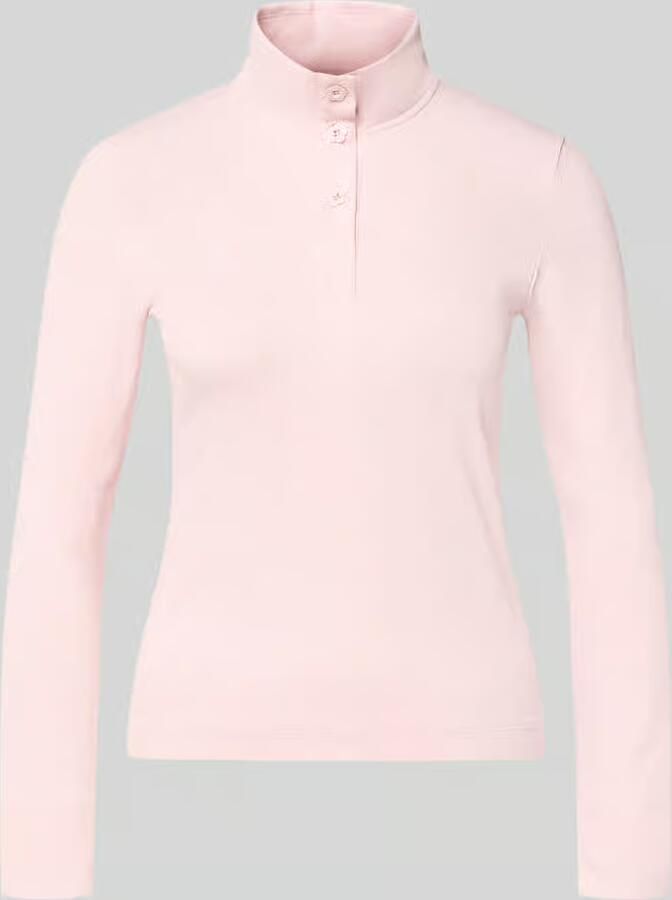 Marc Cain Slim fit shirt met lange mouwen van katoenmix - Foto 2