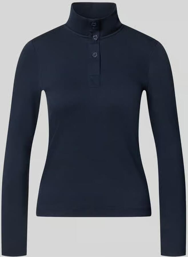 Marc Cain Slim fit shirt met lange mouwen van katoenmix - Foto 2