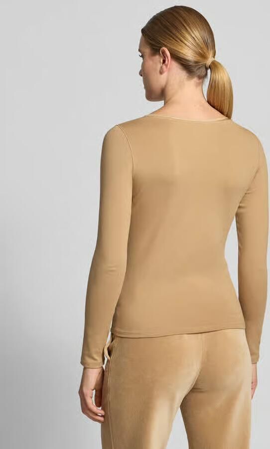 Marc Cain Slim fit shirt met lange mouwen van katoenmix - Foto 3