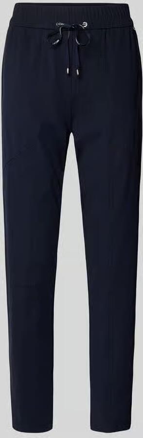 Marc Cain Slim fit stoffen broek met ritszakken
