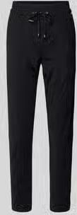 Marc Cain Slim fit stoffen broek met ritszakken - Foto 3
