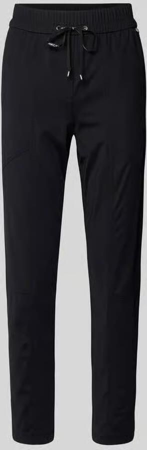 Marc Cain Slim fit stoffen broek met ritszakken - Foto 2