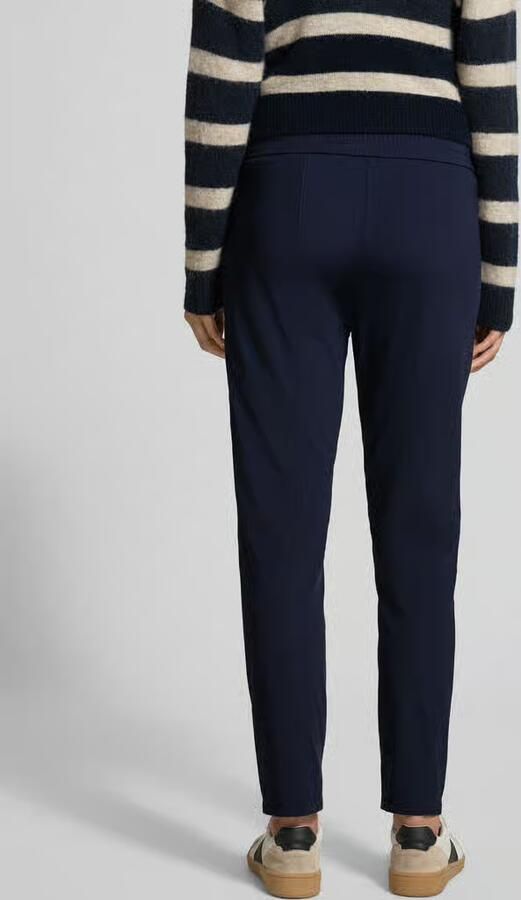Marc Cain Slim fit stoffen broek met ritszakken - Foto 3