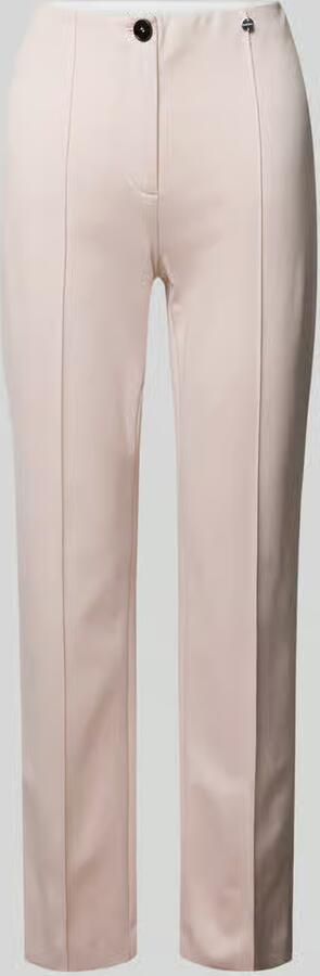Marc Cain Slim fit stoffen broek met vaste persplooien