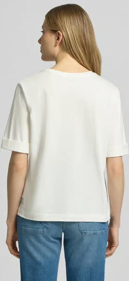 Marc Cain Slim fit T-shirt met motiefprint