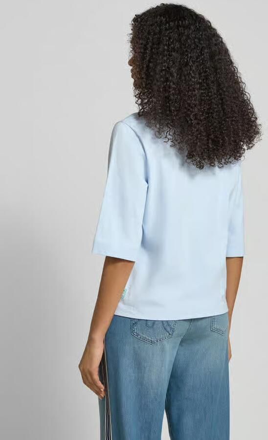Marc Cain Slim fit T-shirt met motiefprint