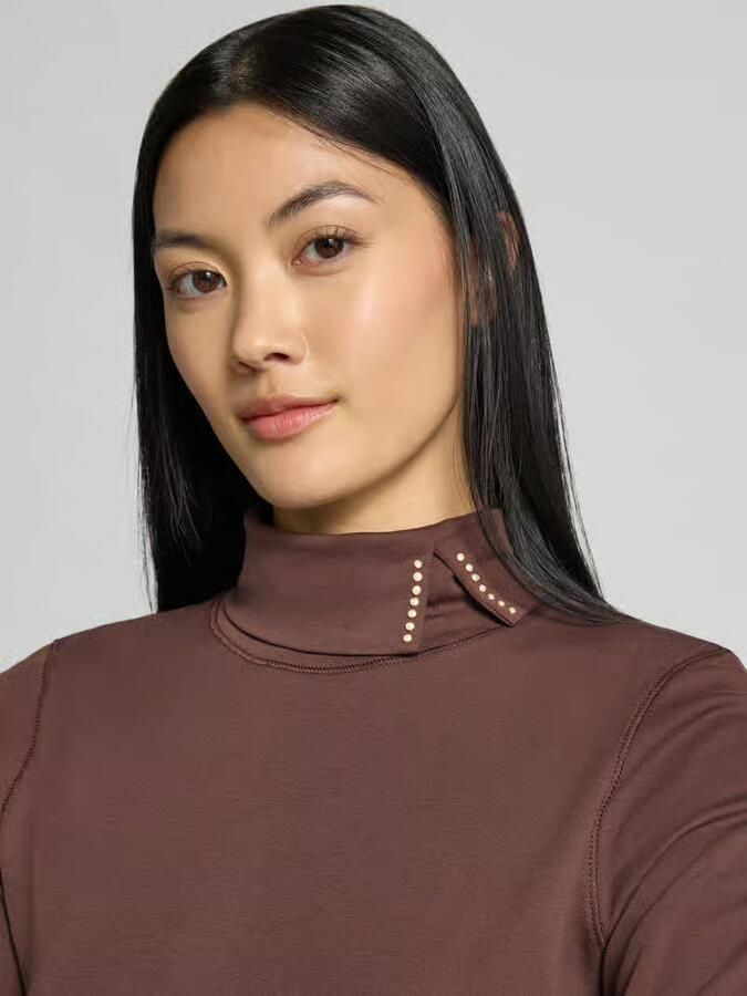 Marc Cain Slim fit t-shirt van katoenmix