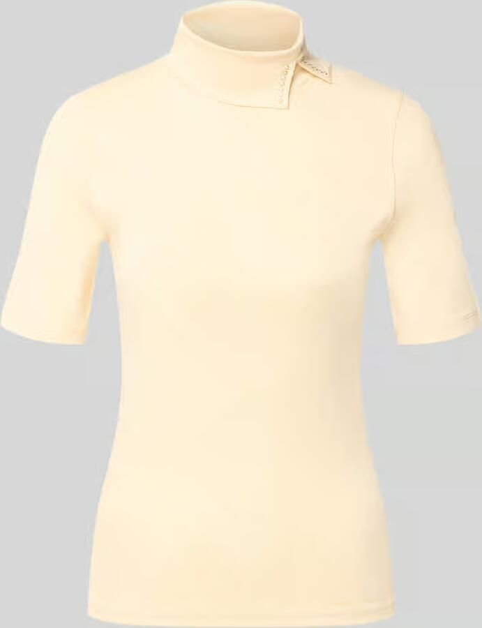 Marc Cain Slim fit t-shirt van katoenmix - Foto 2